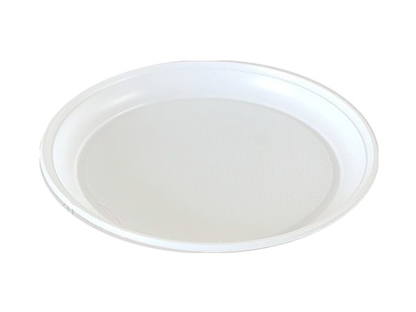 Тарілка 220мм біла 10гр 50шт А_1