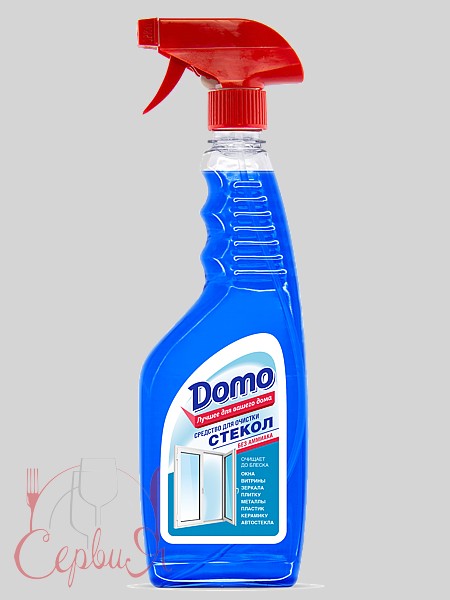 Засіб для миття скла (синій без аміаку) тригер 500мл DOMO 40001_2