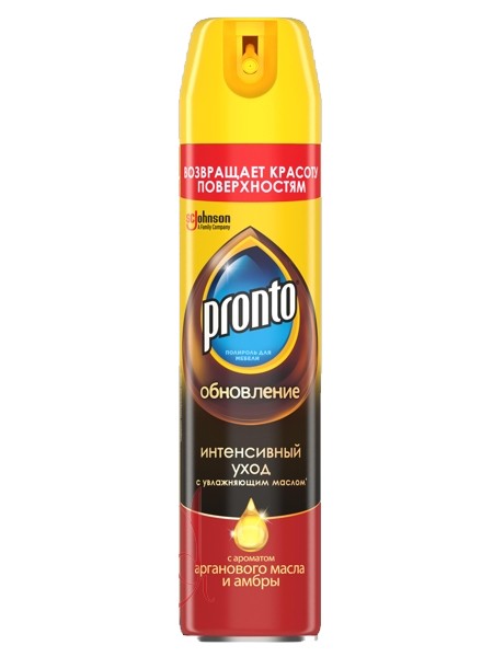 Поліроль для дерев'яних поврхонь з маслом аргани аерозоль 250мл Pronto_1