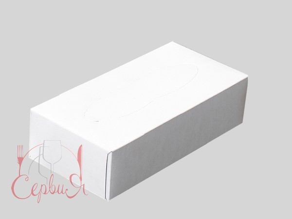 Серветка двошарова біла 20х20см Long 75шт у боксі Point СКБ-2/75_2