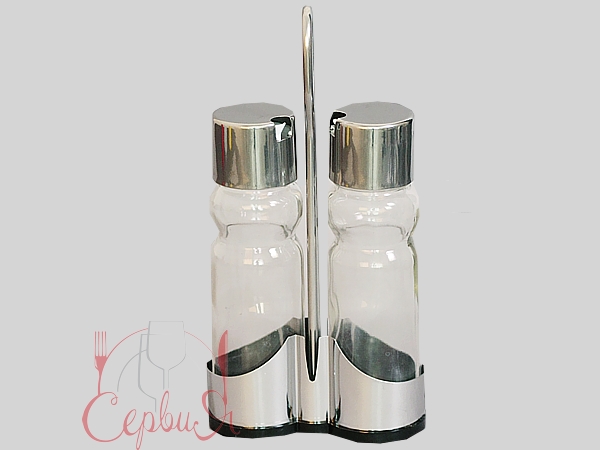 Набір для спецій  2пр. полірована нерж. сталь (олія/оцет) 220 МАК_2