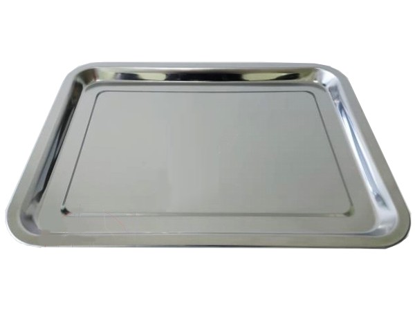 Піднос прямокутний нержавійка 40х30см 18221_1