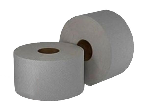 Туалетний папір одношаровий сірий 180мх16см Jumbo Великан МТ_1