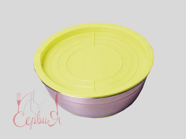 Миска глибока метал. д.20см с крышкой 19677_2