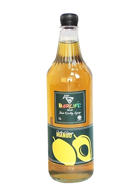 Манго сироп 1л (ПЛАСТ.БУТ.) Barlife_1