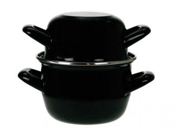 Кастрюлька для мидий 1.9л, д.18см черная C&T 3180009_1
