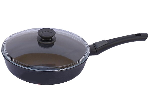 Пательня з антиприг. покриттям 26см h7см з кришкою 26071ПС Біол_1