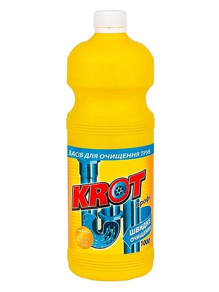 Засіб для чищення труб КРОТ 1л Економ_1