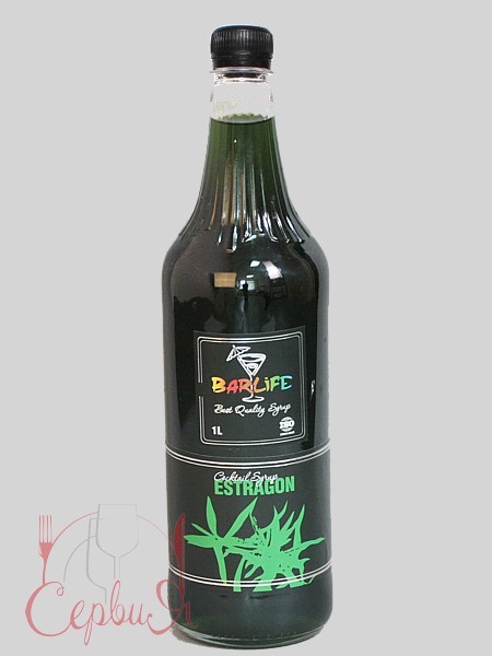 Тархун сироп 1л (ПЛАСТ.БУТ.) Barlife_2