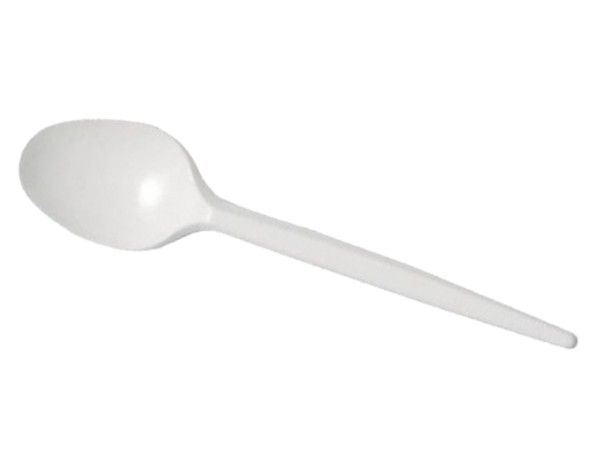 Ложка столова біла 100шт_1