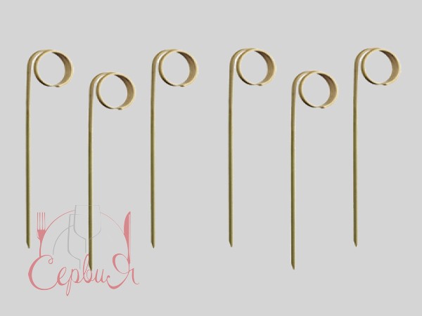 Шпажка для канапе бамбук Коло 9см 100шт_2