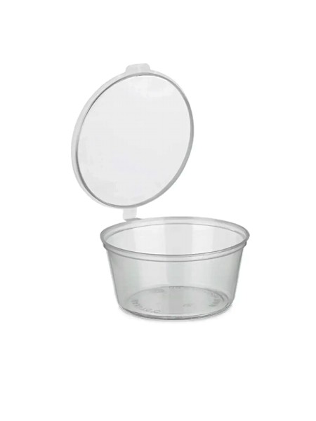 Соусник РР прозор. з кришкою 50мл NEW 50шт 011926_1