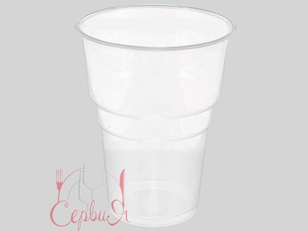 Стакан 500мл прозорий РР 50шт Д_2