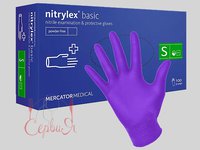 Рукавички нітрилові S сині 100шт СТ_thumbnail