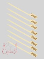 Маркер бамбуковий для м`яса 9см "М-RARE" (середньо-слабка прожарка) 100шт_thumbnail