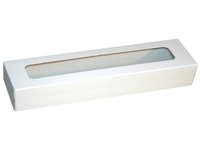 Коробка картон. пенал з віконцем білий склад. 270х60х50мм 100шт СХ_thumbnail