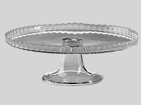 Блюдо сервірувальне на ніжці зубчики вгору 28см Patisserie 98259_thumbnail