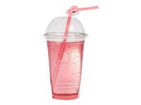 Стакан 400мл з купольною кришкою з отвором 50шт 41406 У_thumbnail