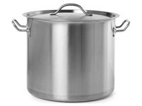 Кастрюля висока з кришкою Budget Line, 50 л, Д-400x(H)400 мм_thumbnail