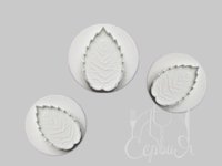 Плунжер кондит.из 3-х д/мастики"Лист розы"А103 арт.15952_thumbnail