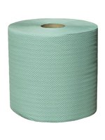 Рушник в рулоні одношаровий зелений 250м 20см Servia PRO_thumbnail