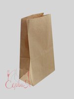 Пакет паперовий дно 230х100х70мм крафт б/ручек б/малюнку 001 А_thumbnail