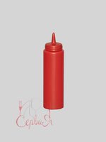 Пляшка пластикова з носиком червона 260мл 961 МАК_thumbnail