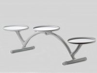 Стійка банкетна Рестам з підсвічуванням R3 Lite (білий мат)_thumbnail