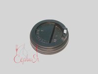 Кришка АР-91 чорна ЛОГО для паперового стакана 430/440мл 50шт АПХ 124182_thumbnail