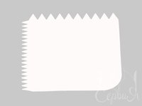 Скребок пластиковий кондитерський 8058 10х10см 15966_thumbnail