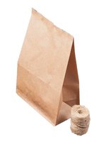 Пакет паперовий дно 120х85х240мм крафт без ручек  100шт 90ЕП_thumbnail