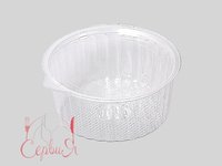 Контейнер 130х55мм круглий з кришкою 500мл ПС-807 10шт_thumbnail