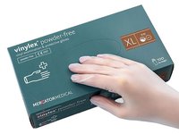 Рукавички вінілові ХL прозорі 100шт СТ_thumbnail