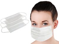 Маска мед. спанбонд однораз. 3шар. біла_thumbnail