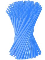 Соломка для соку 21смх6мм зі згином синя 100шт BS_thumbnail