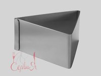 Форма трикутна для формування гарнірів 100 * 100 * 100мм, h45мм_thumbnail