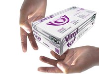 Рукавички вінілові нестерильні М без пудри SFM 100шт 534637_thumbnail