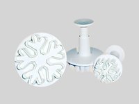 Плунжер кондитерський з 3-х для мастики "Сніжинка" 15698_thumbnail