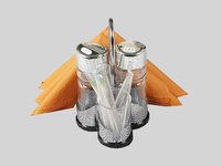 Набір для спецій пластик 4пр. (сіль/перець/серветн./зубоч.) 18368_thumbnail