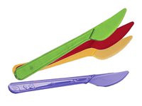 Ніж пластиковий кольоровий 100шт ПС_thumbnail