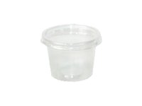 Соусник РР прозор. з кришкою 100мл 100шт 011904/011905_thumbnail