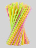 Соломка Артістік 26смх6мм і згином флуоресцентна 100шт СП_thumbnail