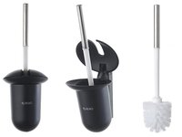 Щітка для унітаза настінна чорна Maggio TB400B RIXO_thumbnail