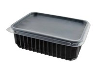 Контейнер РР 179х132х46мм з прозор.кришкою чорне дно 750мл 10шт 015211/015213К_thumbnail