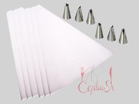 Мешок силиконовый в наборе из 6-ти+6насадок  арт.18816  FDA_thumbnail