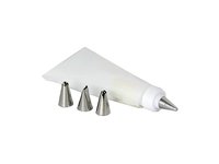 Мешок кондитерский силиконовый +2 насадки металл  арт.18325_thumbnail