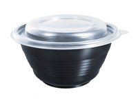 Контейнер для супу з кришкою чорний 500мл 10шт ПП 117-500_thumbnail