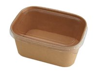 Контейнер прямокутний крафт з кришкою 1000мл BE1000RGK 50шт_thumbnail