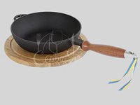 Сковорода-сотейник д.200мм h54мм дер. ручка"Термо"_thumbnail