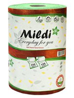 Рушник в рулоні одношаровий зелений 100м 22см Mildi premium Кохавинка_thumbnail